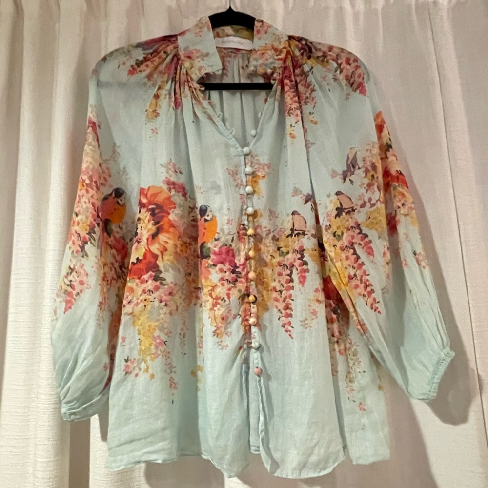 Zimmerman Wonderland Floral Blouse - Size 0 - Great condition.